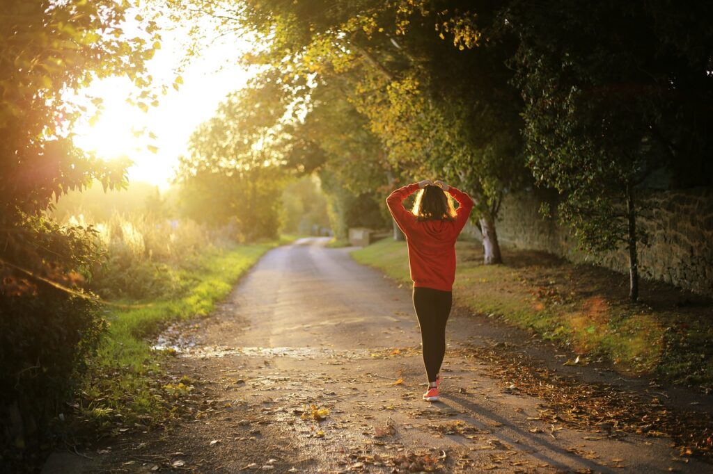 grounding techniques for panic attacks walking, fitness, girl-1868652.jpg